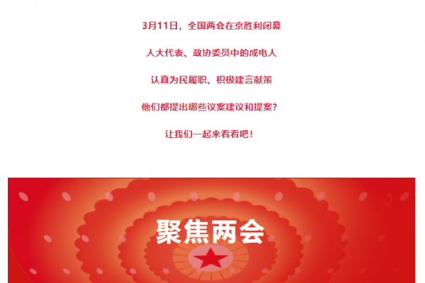关注全国两会中的“成电声音”