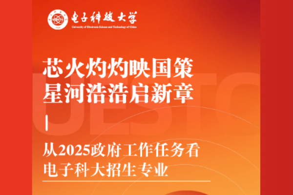 芯火灼灼映国策，星河浩浩启新章——从2025政府工作任务看电子科大招生专业